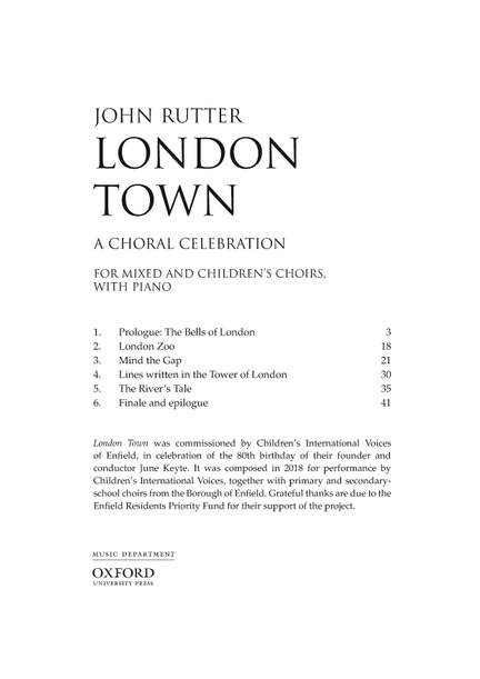 Rutter, John: London Town