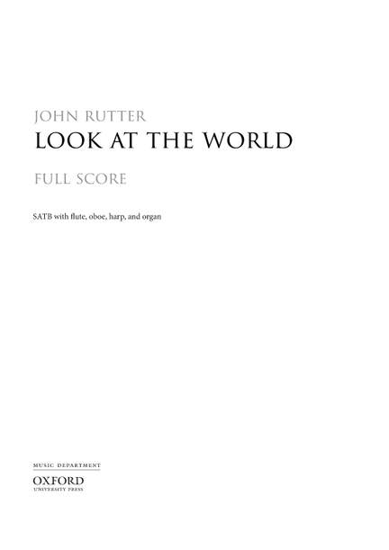 Rutter, John: Look at the world