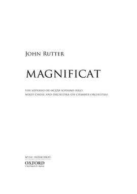 Rutter, John: Magnificat