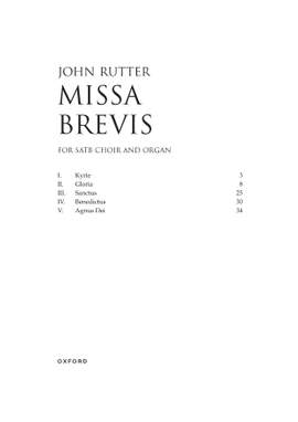 Rutter, John: Missa Brevis