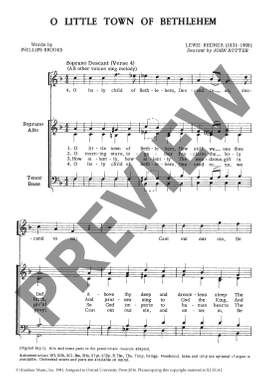 Rutter, John: O little town of Bethlehem