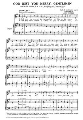 Rutter, John: God rest you merry, gentlemen