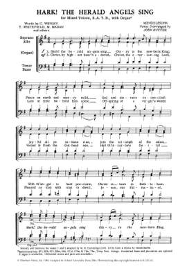 Rutter, John: Hark! the herald angels sing