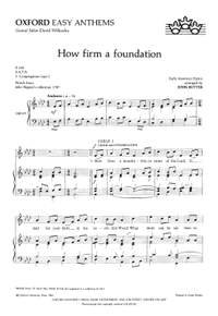 Rutter, John: How firm a foundation