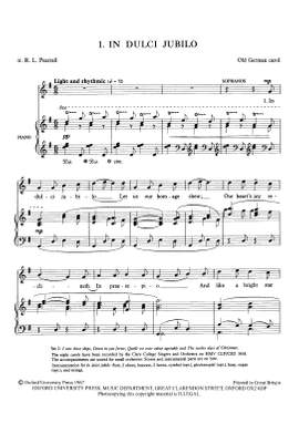 Rutter, John: In dulci jubilo