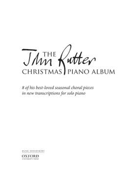 Rutter, John: The John Rutter Christmas Piano Album