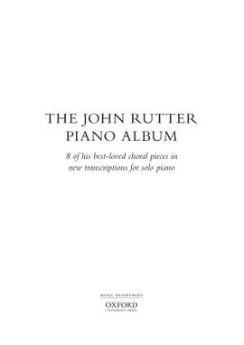 Rutter, John: The John Rutter Piano Album