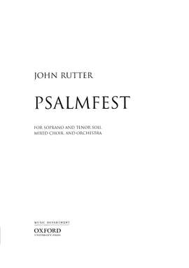 Rutter, John: Psalmfest