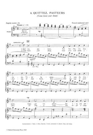Rutter, John: Quittez, pasteurs