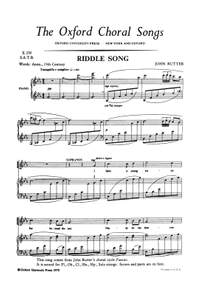 Rutter, John: Riddle Song