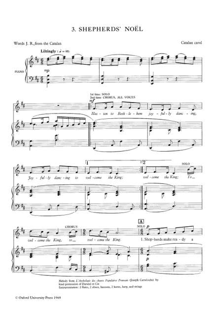 Rutter, John: Shepherds' Noël