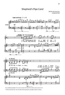 Rutter, John: Shepherd's Pipe Carol