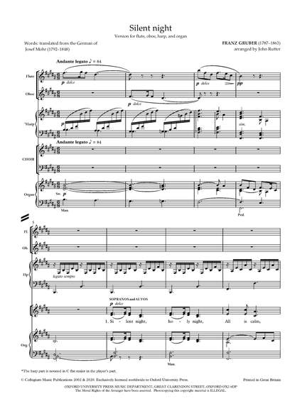Rutter, John: Silent Night