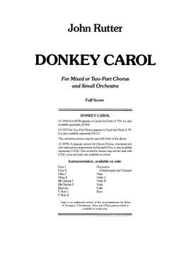 Rutter, John: Donkey Carol