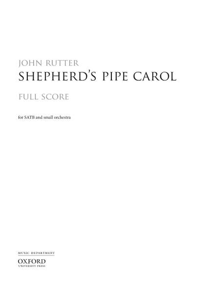Rutter, John: Shepherd's Pipe Carol