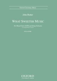 Rutter, John: What sweeter music