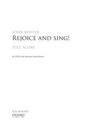 Rutter, John: Rejoice and sing!