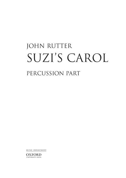 Rutter, John: Suzi's Carol