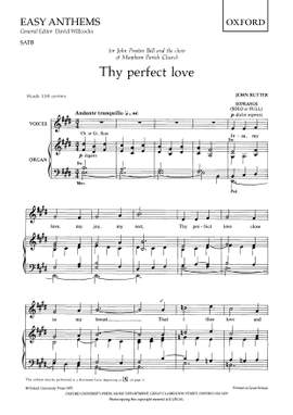 Rutter, John: Thy perfect love