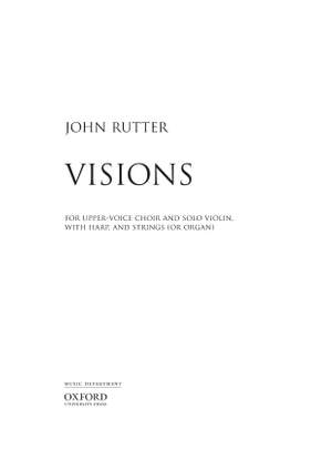 Rutter, John: Visions