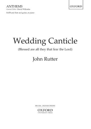 Rutter, John: Wedding Canticle