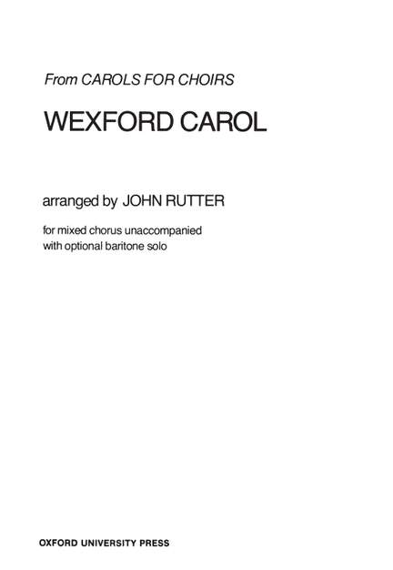 Rutter, John: Wexford Carol