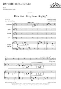 Scott, John: How can I keep from singing?