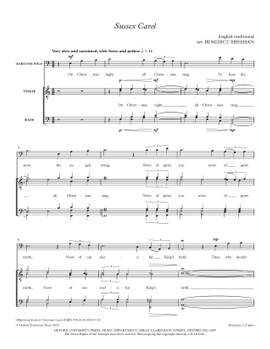 Sheehan, Benedict: Sussex Carol