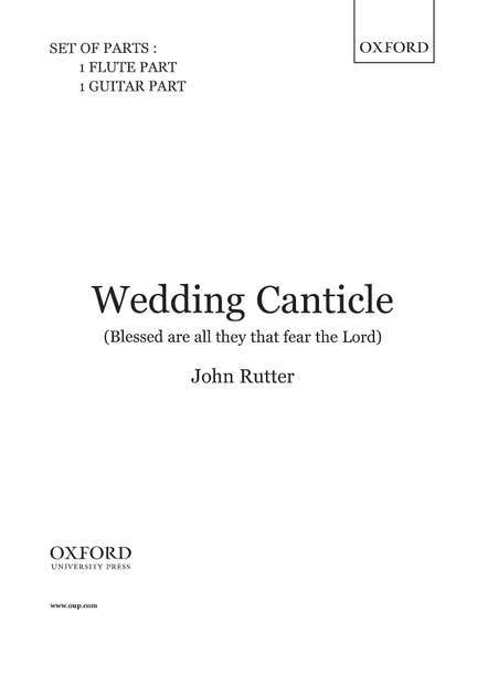 Rutter, John: Wedding Canticle