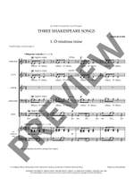 Rutter, John: Three Shakespeare Songs Product Image