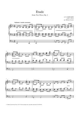 Skryabin, Alexander: Etude from Trois Pièces