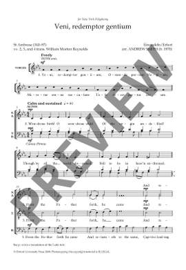 Smith, Andrew: Veni, redemptor gentium