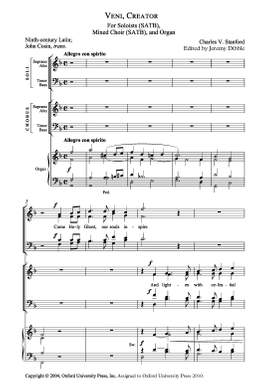 Stanford, Charles: Veni, Creator