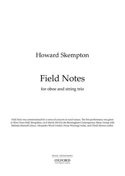Skempton, Howard: Field Notes