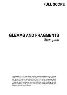 Skempton, Howard: Gleams and Fragments