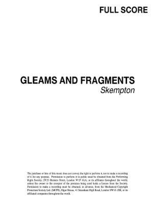 Skempton, Howard: Gleams and Fragments