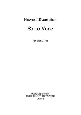 Skempton, Howard: Sotto Voce