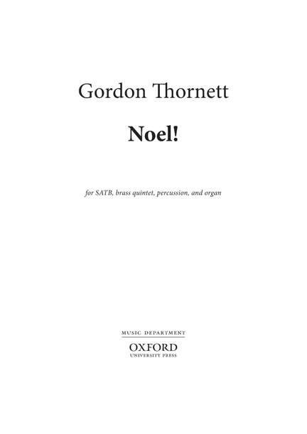 Thornett, Gordon: Noel!