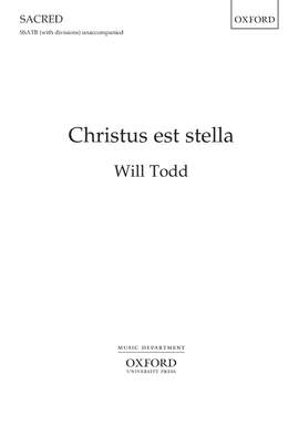 Todd, Will: Christus est stella