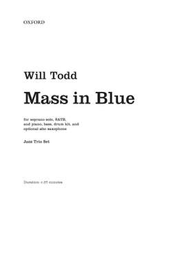 Todd, Will: Mass in Blue