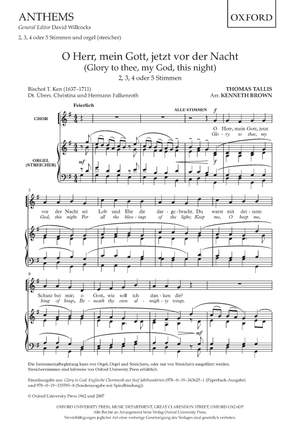 Tallis, Thomas/Brown, Kenneth: O Herr, mein Gott, jetzt vor der Nacht (Glory to thee, my God, this night)