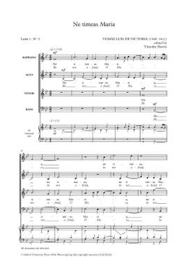 Victoria, Tomas Luis and Morris, Timothy: Ne timeas Maria