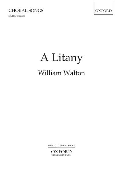 Walton, William: A Litany