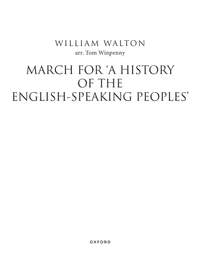 Walton, William and Winpenny, Tom: March for 'A History of the English-Speaking Peoples'