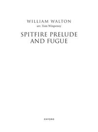 Walton, William and Winpenny, Tom: Spitfire Prelude and Fugue