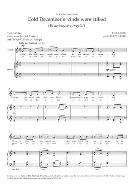 Wilberg, Mack: Cold December's winds were stilled (El desembre congelat)