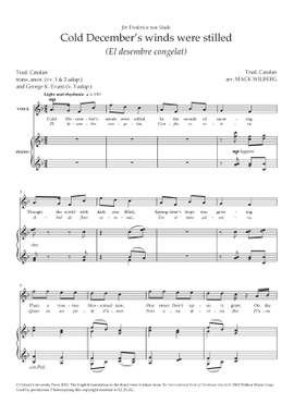 Wilberg, Mack: Cold December's winds were stilled (El desembre congelat)