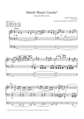 Whitlock, Percy: March 'Rustic Cavalry' from the Wessex Suite