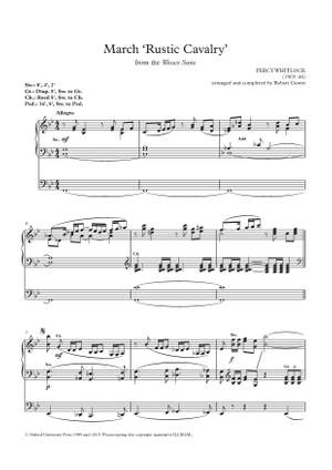 Whitlock, Percy: March 'Rustic Cavalry' from the Wessex Suite