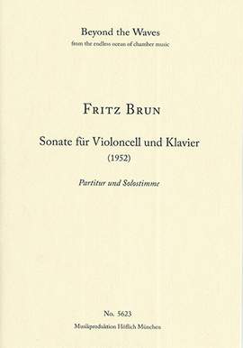 Brun, Fritz: Sonate für Violoncell und Klavier, 1952